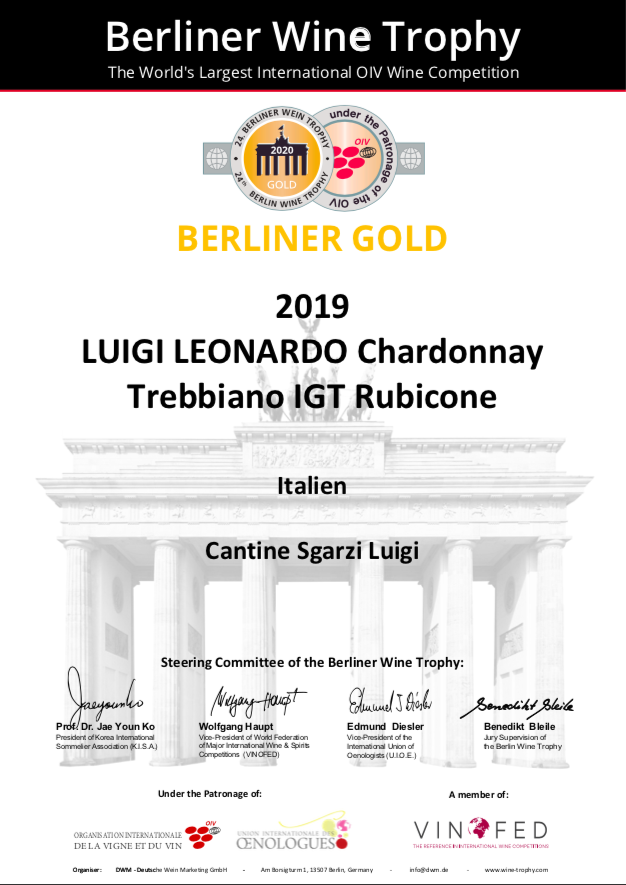 Chardonnay award